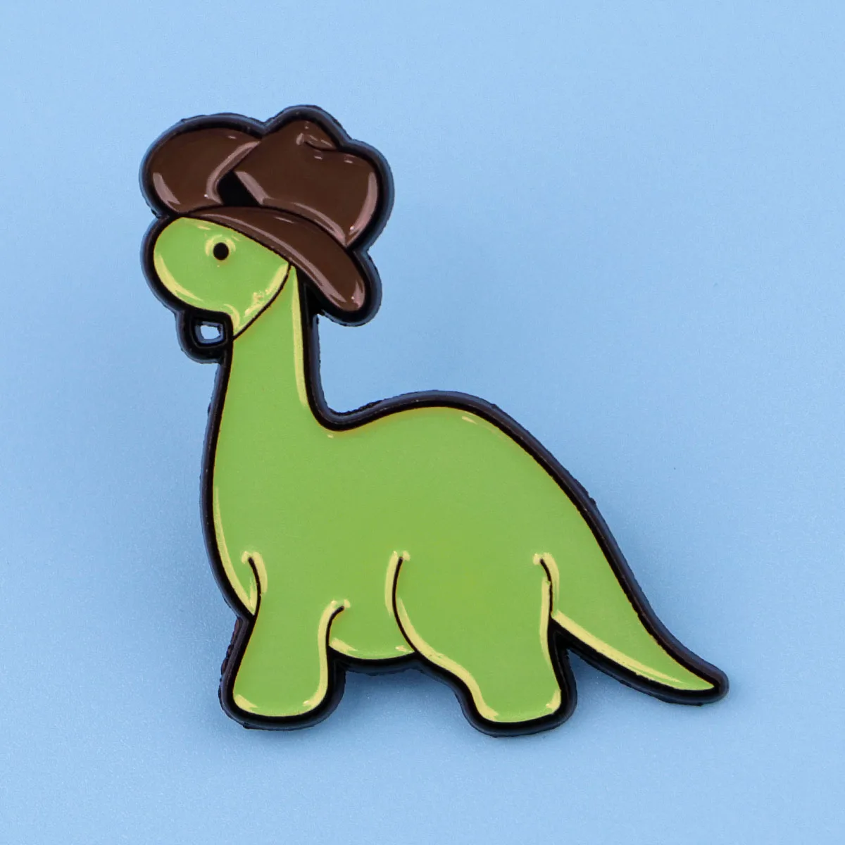 Alfileres esmaltados de dinosaurio bonitos, broche de animales de dibujos animados, Pin de solapa de Metal, insignia, accesorios para mochila, joyería, regalo para niños