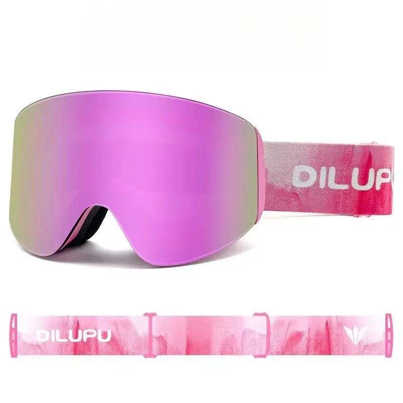 Gafas snowboard antiniebla cambio rápido – sistema magnético lente doble capa - imagen 4