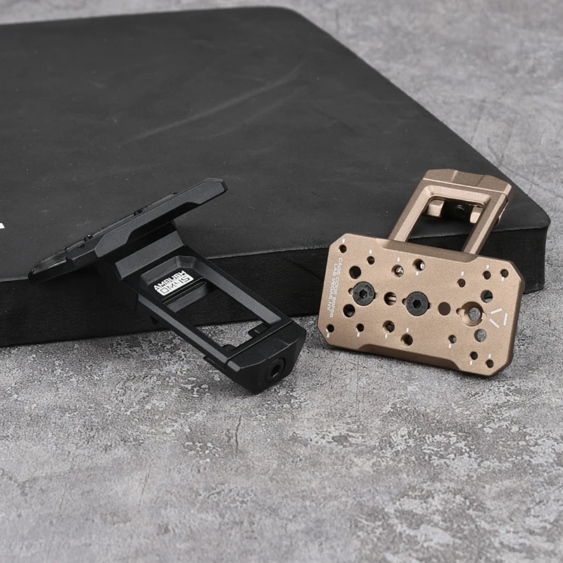 WADSN Óptica Táctica Base de Montaje de Mira de Metal T01/T02 Vista Holográfica Offset Soporte de OM45-Degree para Accesorio de Vista de Punto Rojo - imagen 3