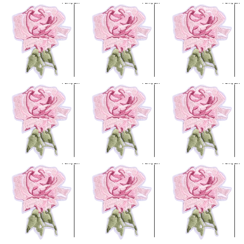 10 unids/lote de parches para planchar al aire libre para ropa DIY pegatinas para ropa en el desierto parche bordado de sol rayas en decoración de chaqueta - imagen 4