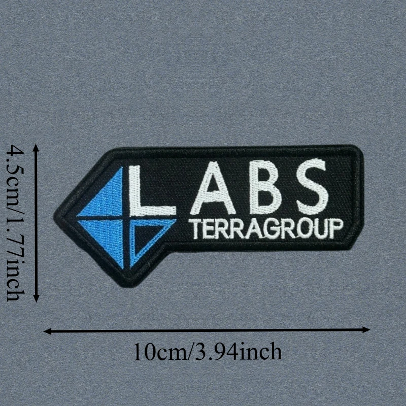 LABS-Parche bordado 3D con texto, chaleco táctico, sombreros con gancho y bucle, insignia de moral, mochila, pegatina decorativa, parches para brazalete para ropa - imagen 3