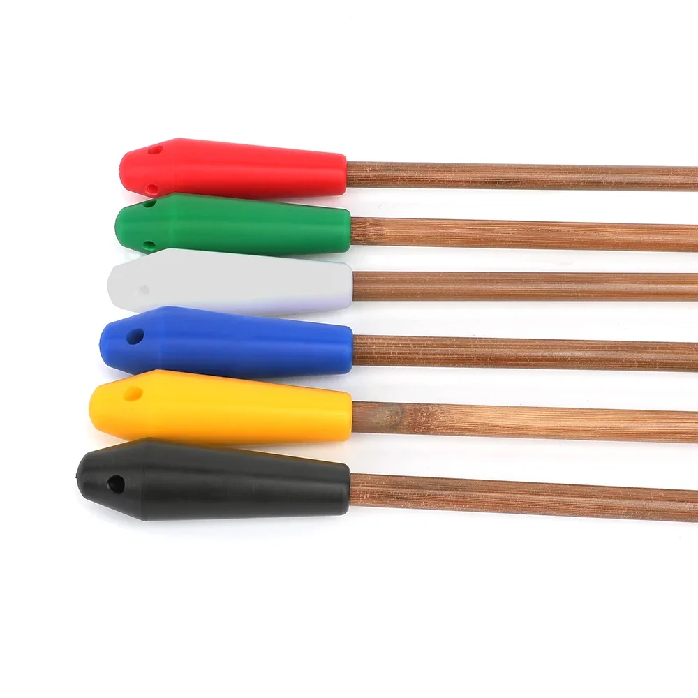Silbato de tiro con arco, puntas anchas de nailon, id7 mm, eje de flecha de madera/bambú, accesorios de práctica de tiro al aire libre - imagen 5
