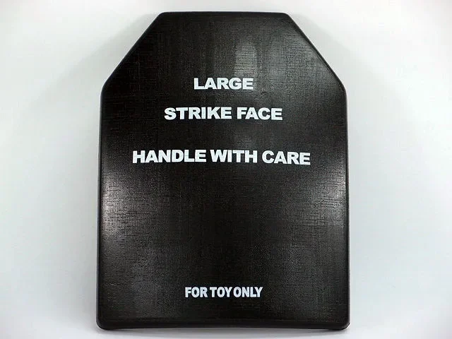 Wargame Tactical Gear 2 piezas Airsoft SAPI, juego de placa balística falsa, a prueba de golpes, placa SAPI de plástico hueco - imagen 2