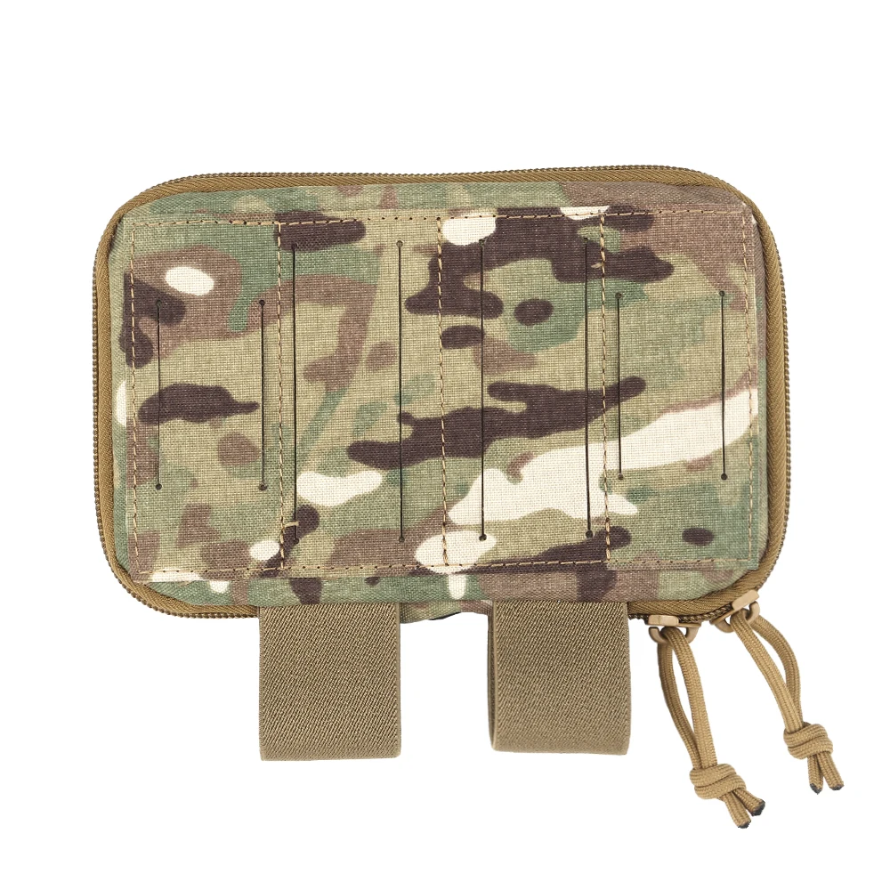 Cinturón táctico, bolsa médica, botiquín de primeros auxilios para traumatismos, organizador, soporte de torniquete MED1 IFAK, supervivencia EDC 500D, camuflaje cortado con láser - imagen 3