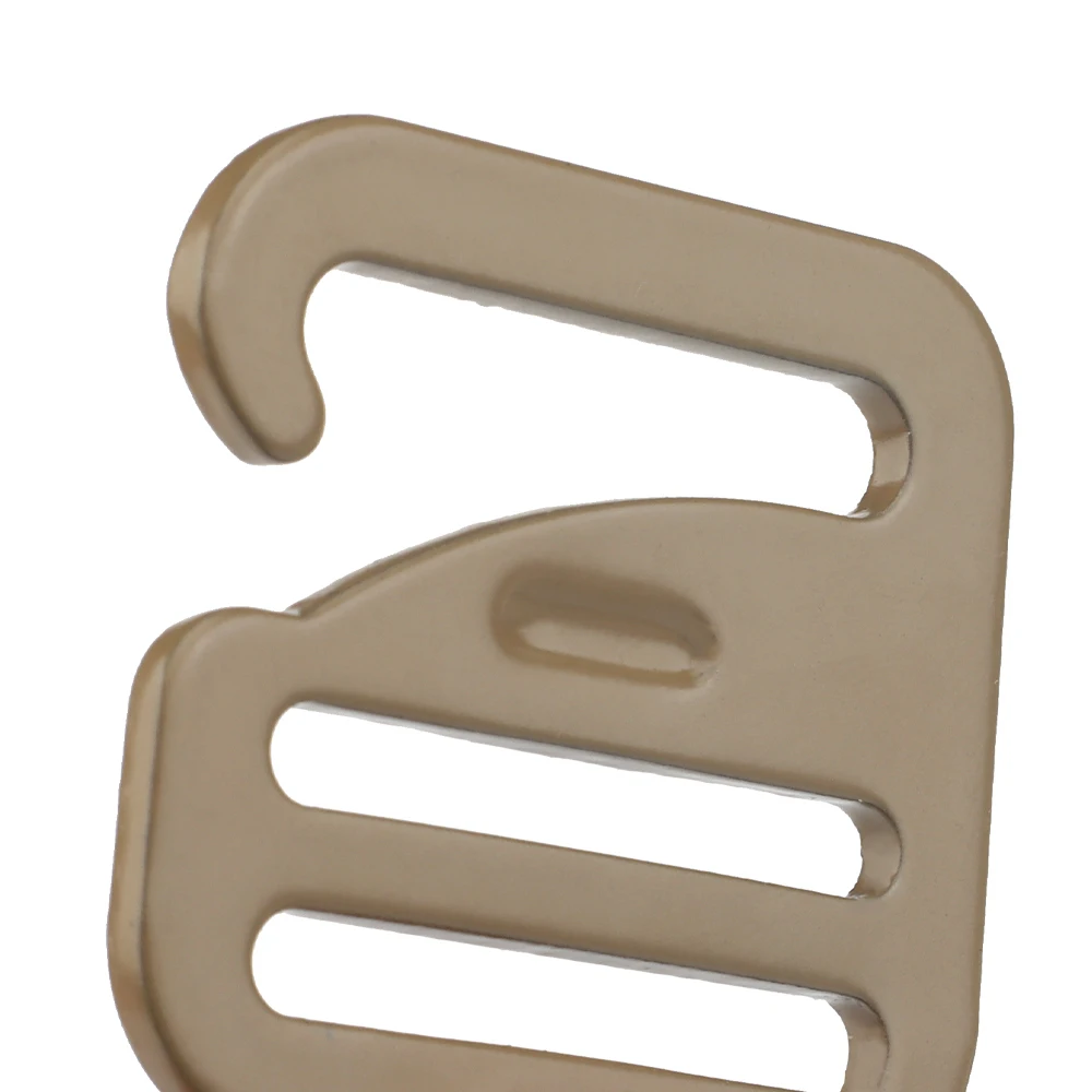 Gancho G para correa táctica FCPC Airsoft chaleco DON/DOFF Kangaroo MAG, Conector de bolsa Modular, accesorios de punto de fijación, 1 par - imagen 3