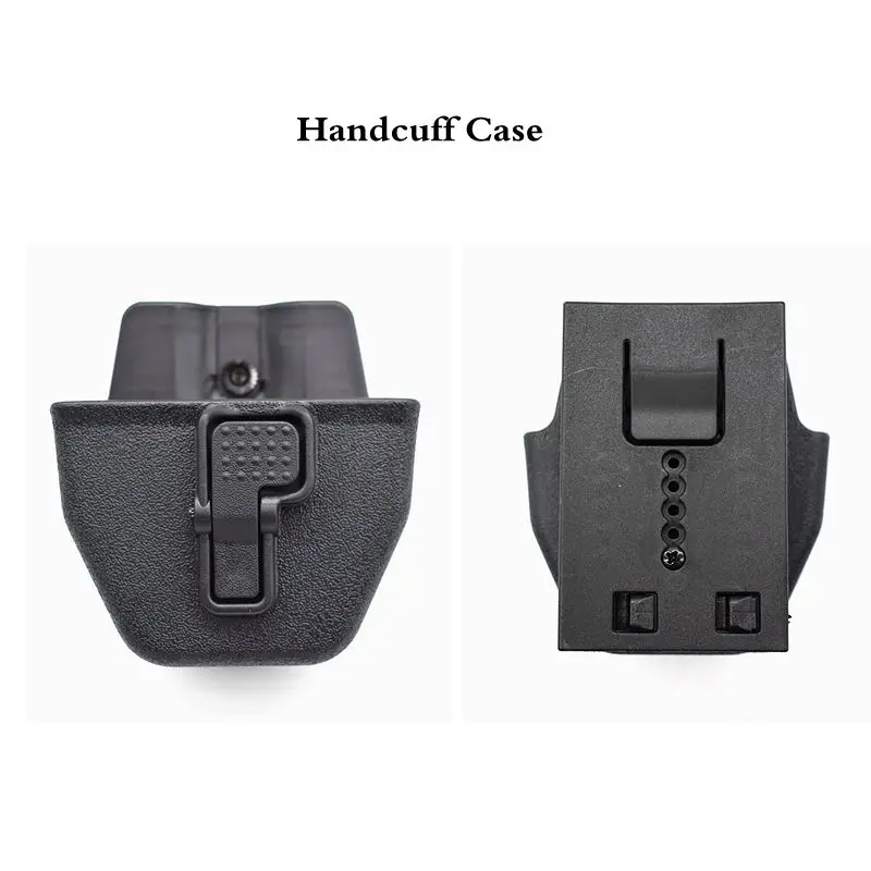 Funda de plástico para esposas tácticas, funda duradera para grilletes, Clip de cintura, bolsa de transporte, accesorios de caza - imagen 2