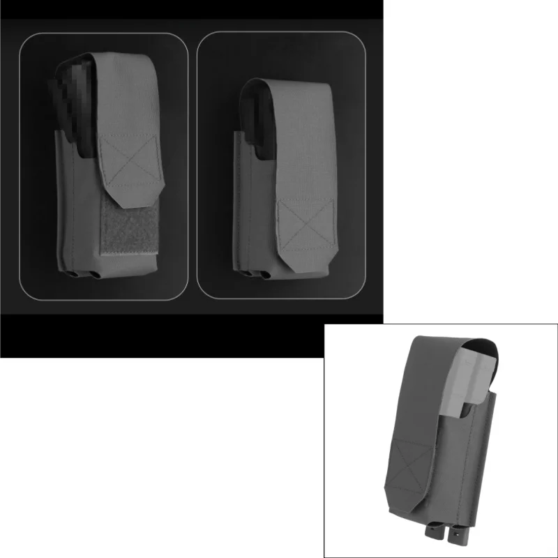 Portacargadores doble MOLLE 5.56 con tapa – Liberación rápida