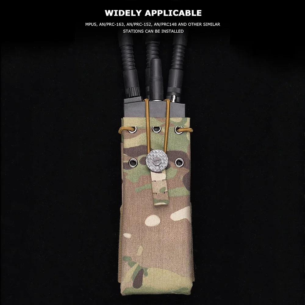 Bolsa radio MPU5 MOLLE riñonera para walkie talkie caza - imagen 4