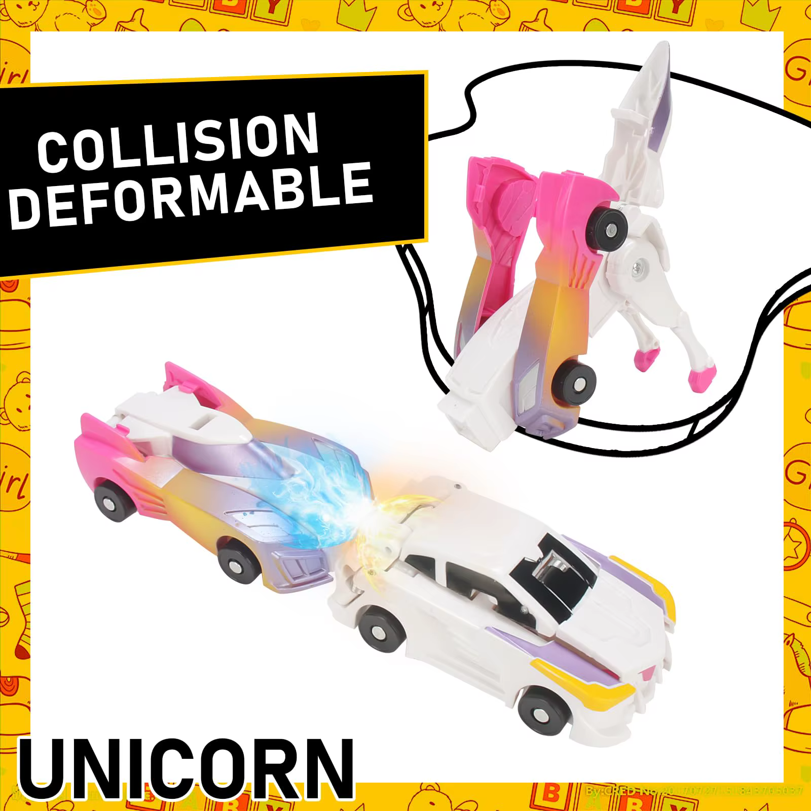 Carbot Unicorn figura de acción transformable robot coche - imagen 4