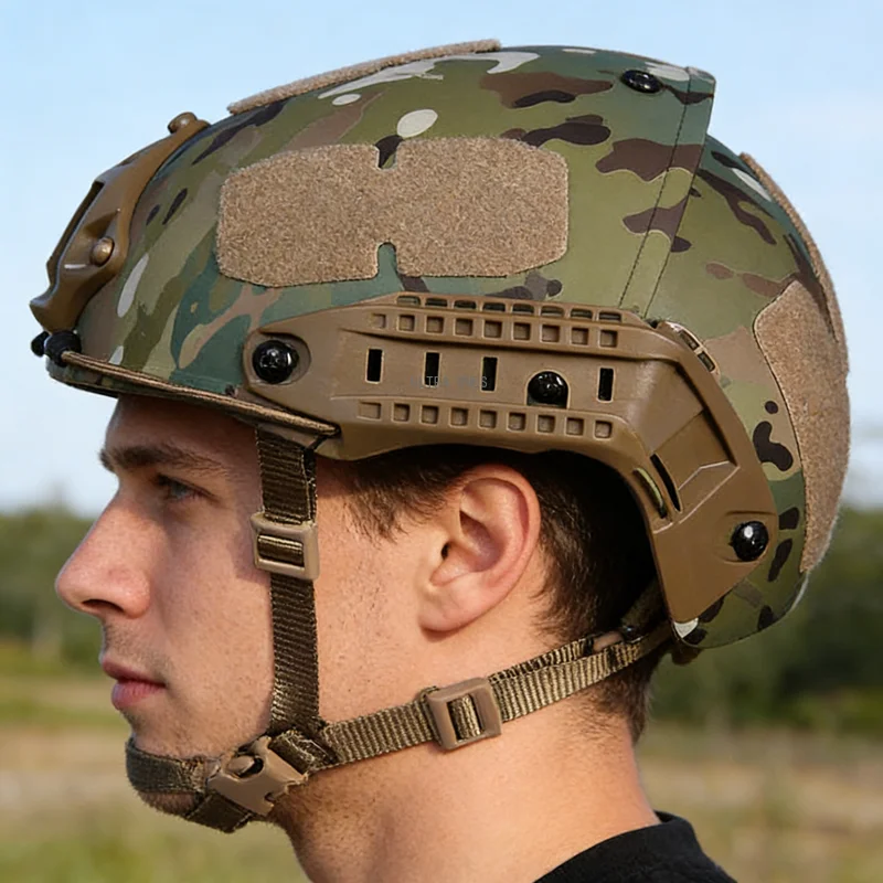 Casco táctico Airsoft CS semicubierto con acolchado y protección - imagen 2