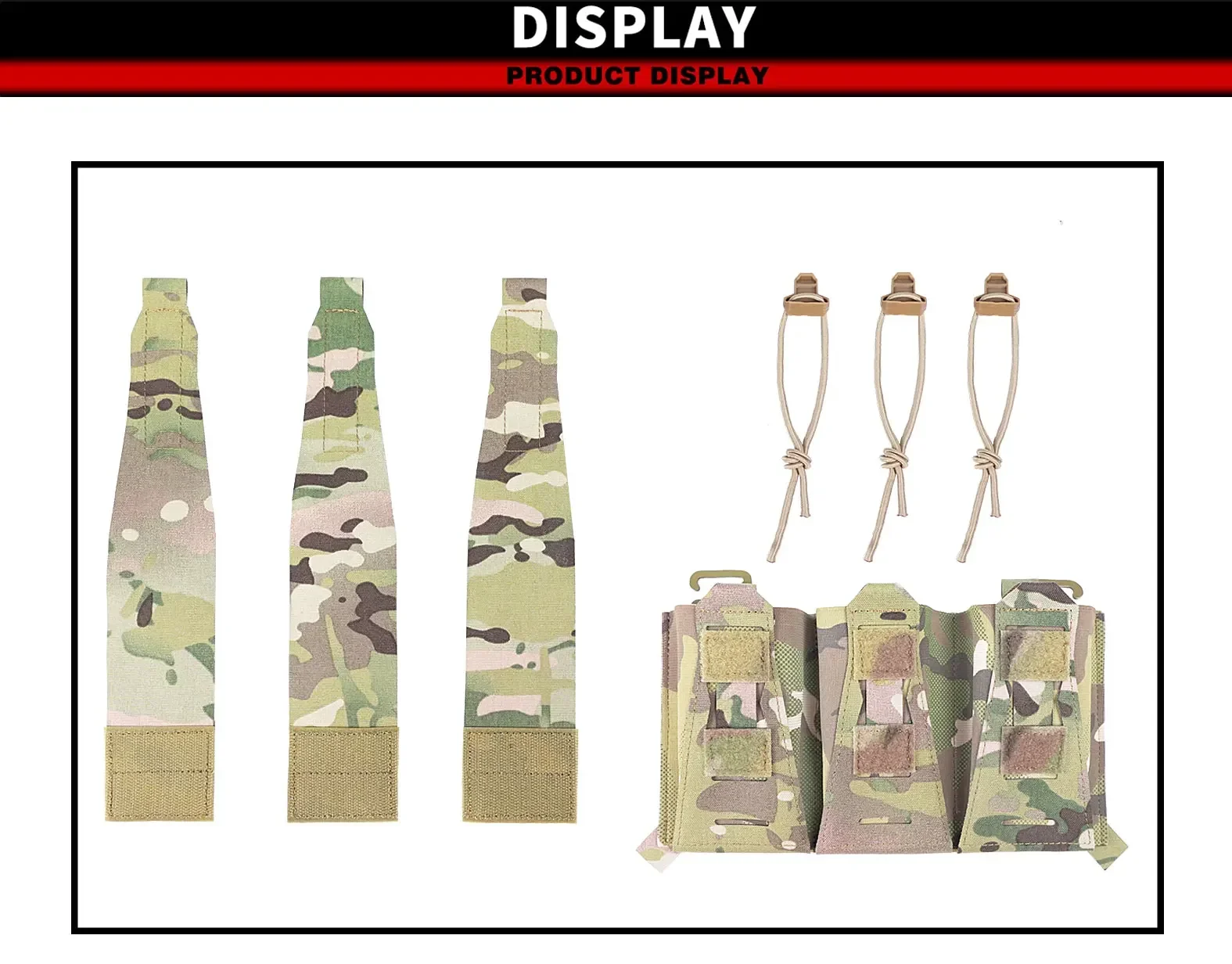 Bolsa táctica Universal M4 Panel para 6094 G3v2 Lbt estilo 6910a Airsoft 5,56 7,62 5,45 bolsa accesorios de caza al aire libre - imagen 3