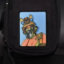 Parche de Chica de Anime, insignia de moral táctica, estampado militar, gancho y bucle, mochila, ropa, accesorios decorativos, pegatina, brazalete