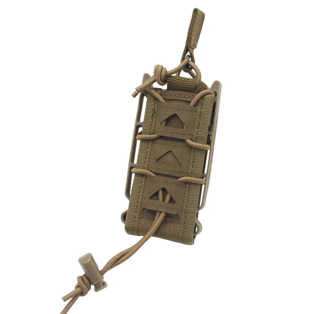 Bolsa táctica Molle Mag para Glock 1911, bolsa para revistas de 9mm, con corte láser, para caza y Airsoft, nuevo estilo - imagen 3