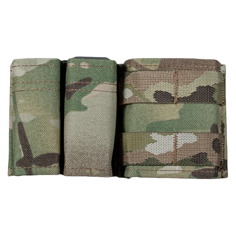 Bolsa triple liviana para revistas |   Portador MOLLE de retención elástica |   Organizador compacto de 3 ranuras - imagen 3