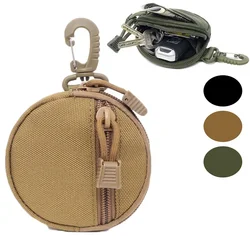 Bolsa táctica MOLLE mini bolsillo para auriculares con gancho