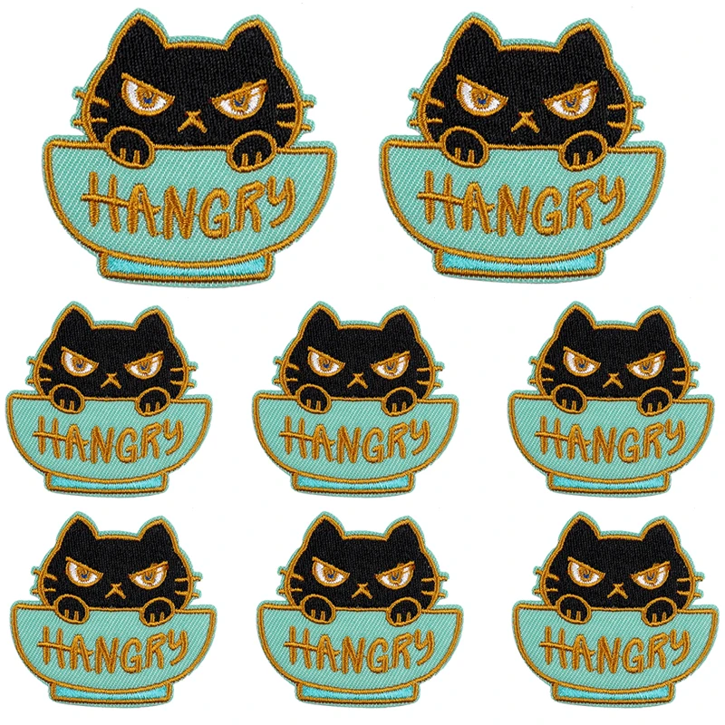 Parches bordados de zorro, ballena y gato para ropa, parches termoadhesivos de dibujos animados de animales para planchar en la ropa, 10 piezas - imagen 4