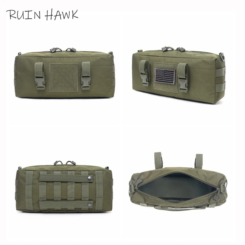 Bolso táctico, bolsa de herramientas de almacenamiento, bolsa de caza al aire libre, bolsa de almacenamiento táctica de camuflaje, accesorios portátiles de campo, bolsa colgante - imagen 5