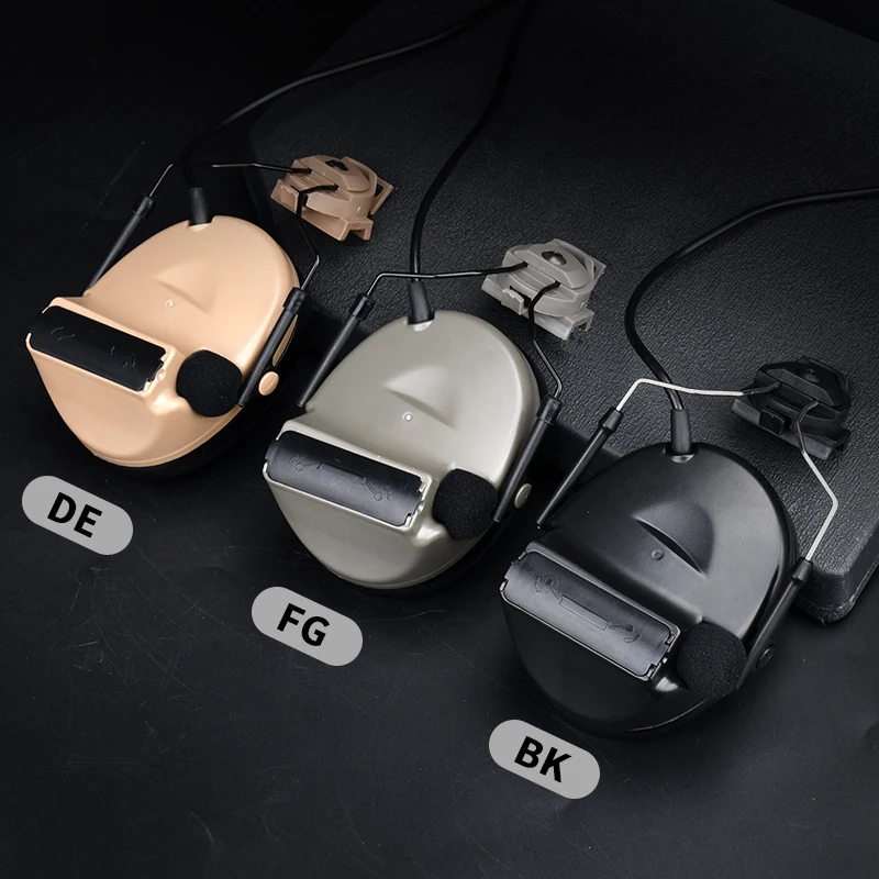 Auriculares tácticos C2 protección auditiva con reducción de ruido para tiro - imagen 3