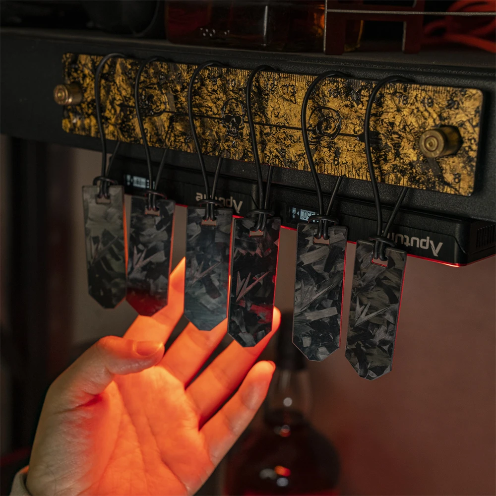 Carbon Fiber Pull Handle Patch Black Label Series for Tactical Backpack Functional EDC DIY Bag Accessory Decor - imagen 4