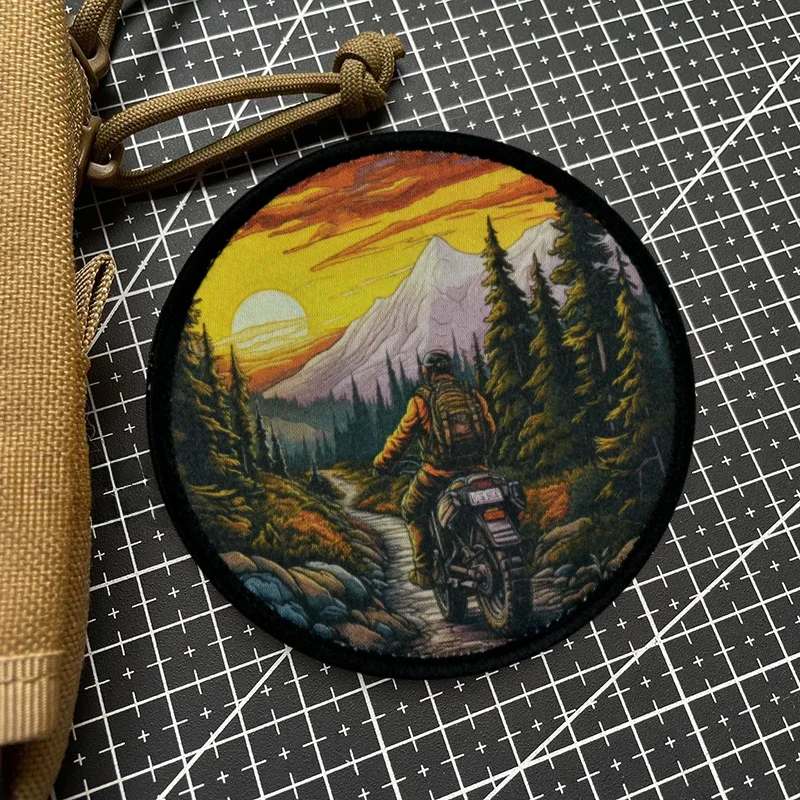 Parche táctico de moral "The Scoundrel", emblema de gancho y bucle impreso, insignia militar, brazalete de combate, pegatinas para mochila - imagen 2