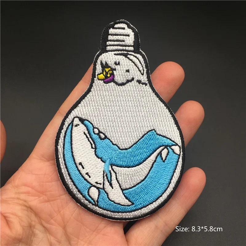 Parches bordados de calavera Punk para ropa, apliques de dibujos animados DIY, parches termoadhesivos para ropa, pegatinas - imagen 5