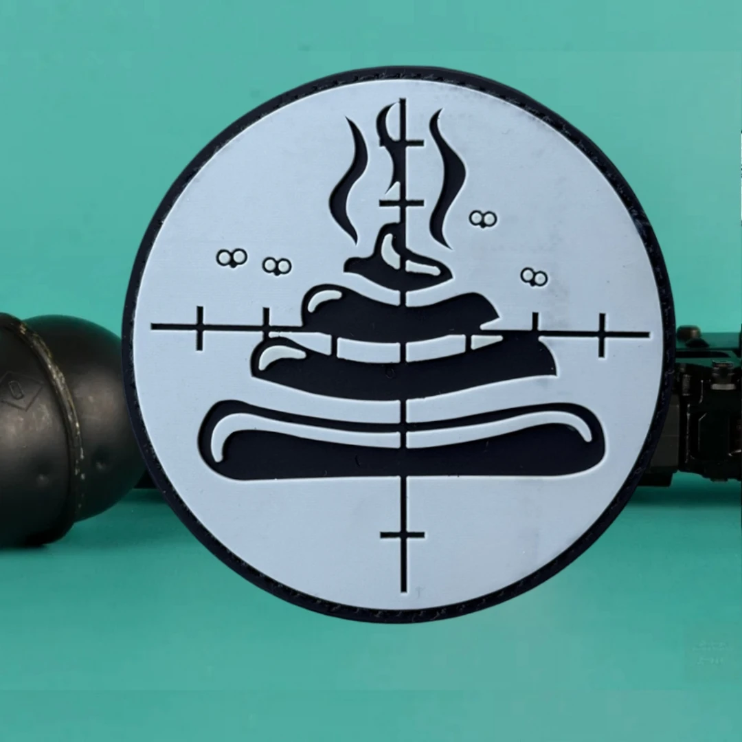 Shoot The Shlt-parche divertido, insignia de moral táctica, parches de gancho y bucle de PVC 3D para ropa, pegatina de equipo militar del ejército - imagen 5