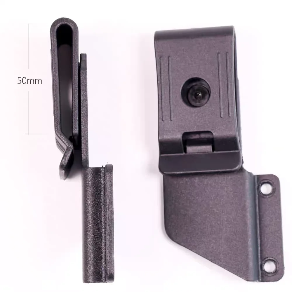 K vaina Clip cuchillo vaina accesorio 360 grados giratorio al aire libre táctico cuchillo funda cinturón cintura Clip Nylon plástico montaje lateral