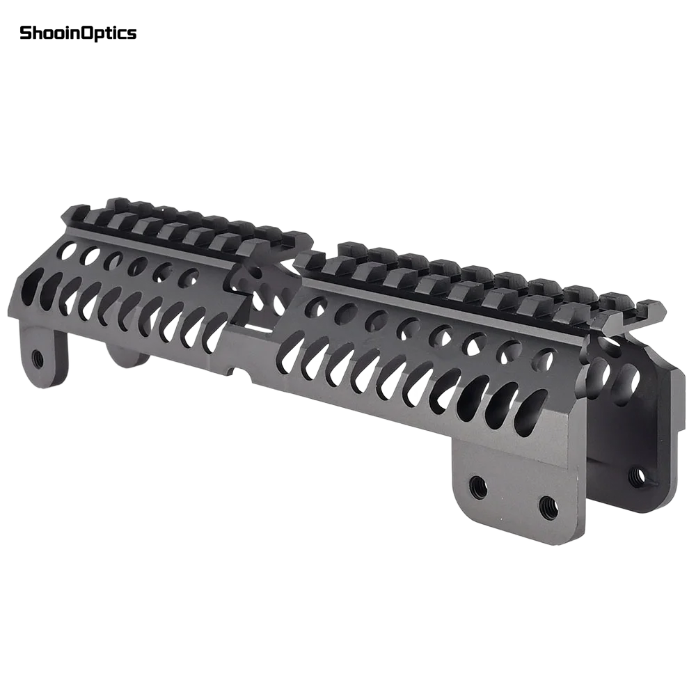 AK Quad riel Picatinny táctico de aluminio longitud completa - imagen 4