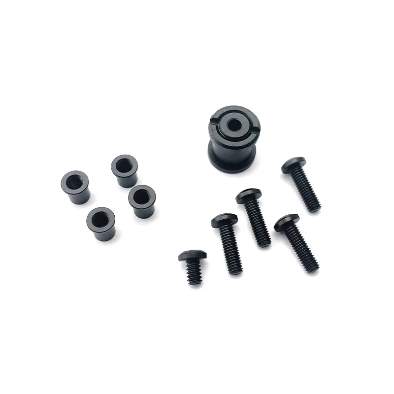 Juego completo de tornillos de mango de cuchillo de aleación de titanio, eje de soporte de remache de bloqueo de husillo, piezas de fabricación de bricolaje para cuchillos Strider SNG SMF, 1 Juego - imagen 2