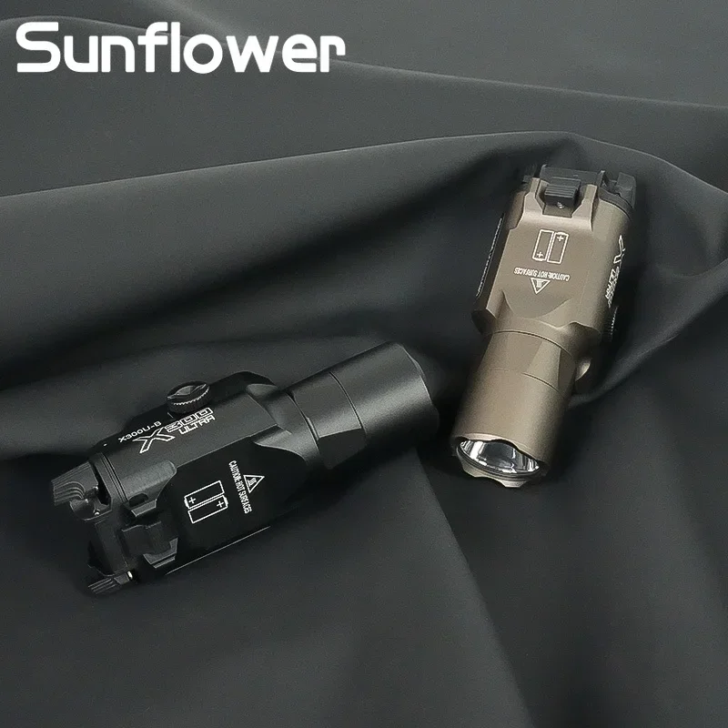 Linterna táctica para armas X300U-B X300U, Gloc G17 G18 G19, colgante de pistola, luz de explorador constante/momentaria, compatible con lámpara LED de riel de 20MM - imagen 5