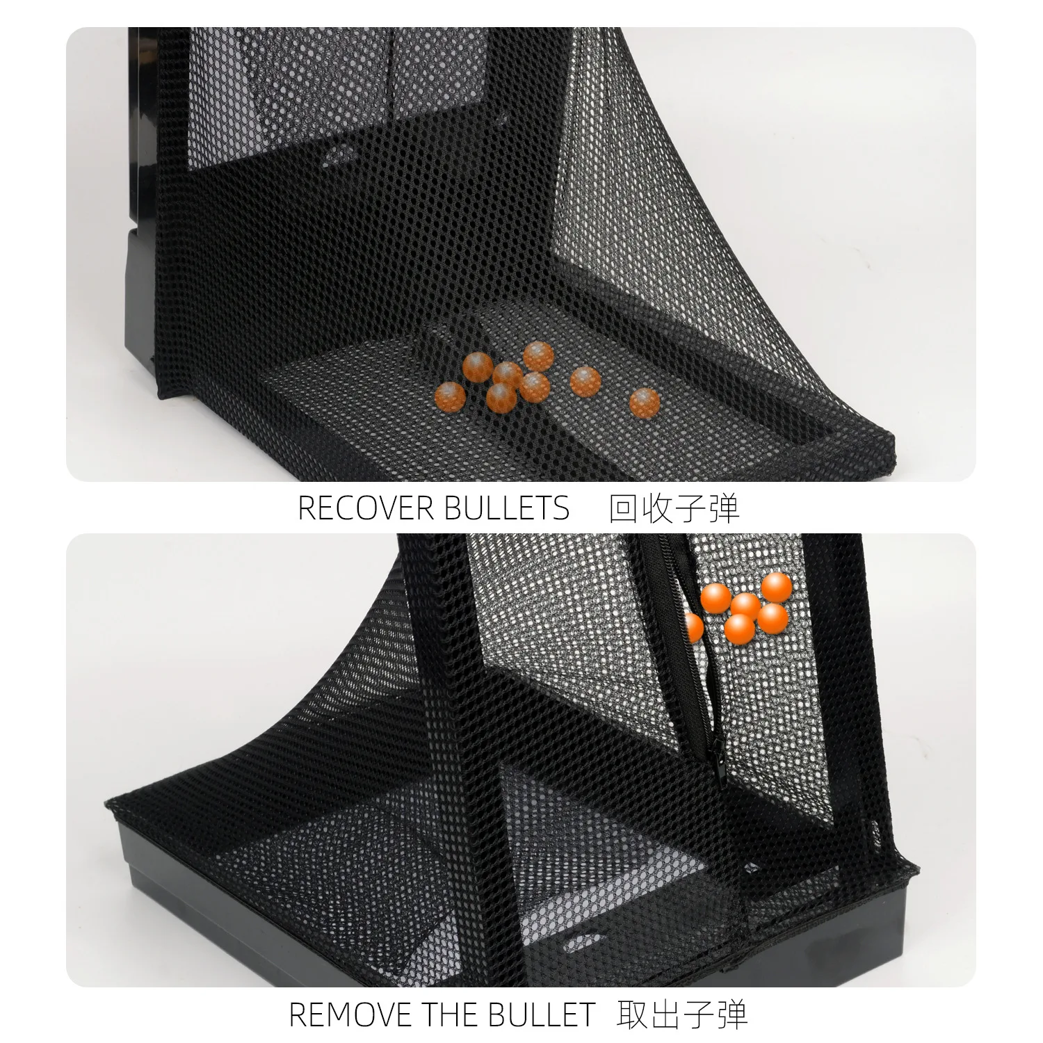 Objetivo de práctica de tiro plegable reciclable para práctica de tiro de Paintball BB, alta resistencia al impacto con papel de destino de 20 piezas - imagen 5