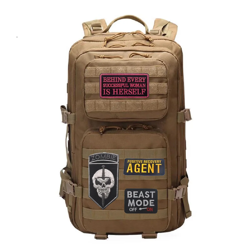 WINNINGI-tira de pecho en inglés, pegatina de pecho, mejor sello bordado, bolsa, suministros a juego, parches de mochila para ropa - imagen 3