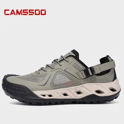 CAMSSOO Zapatillas de senderismo malla transpirable secado rápido