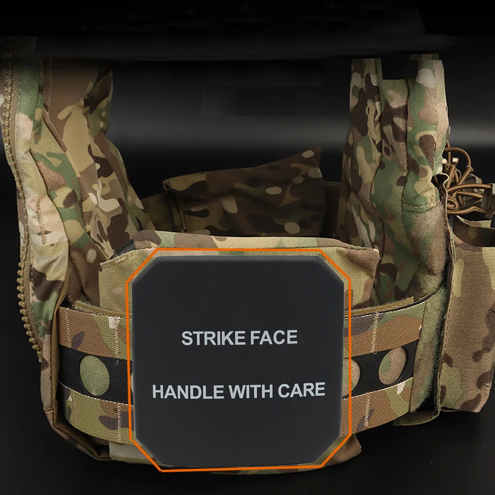 VULPO-Chaleco táctico de 6x6 pulgadas, placas laterales EVA, placa simulada, Airsoft, armadura facial, protección lateral, chaleco de caza, equipo - imagen 3