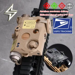 WADSN PEQ15 linterna táctica láser IR estroboscópica para airsoft