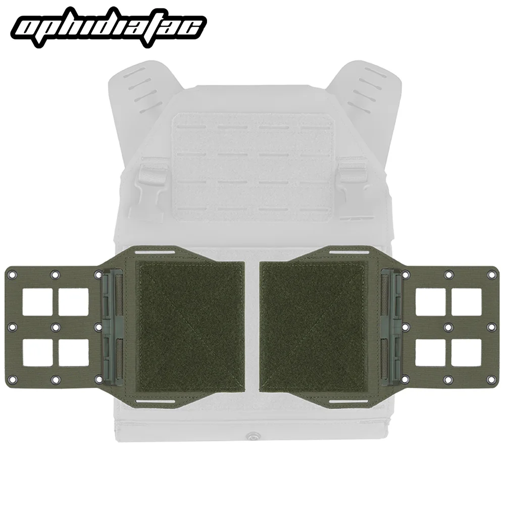 OPHIDIAN, 2 piezas, chaleco de caza, extensor de placa, extensor MOLLE, plataforma de montaje de ala, soporte de bolsillo para cuchillo MK5, montaje en pecho Acc - imagen 2