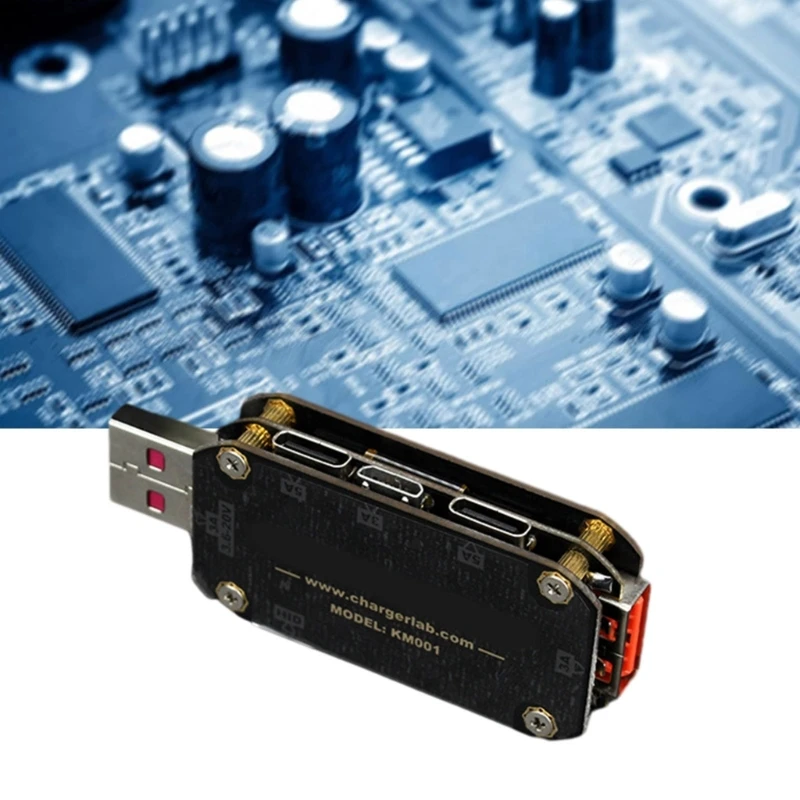 Probador USB PD compacto con múltiples funciones dispositivo prueba USB herramienta esencial ligera para ingeniería - imagen 3