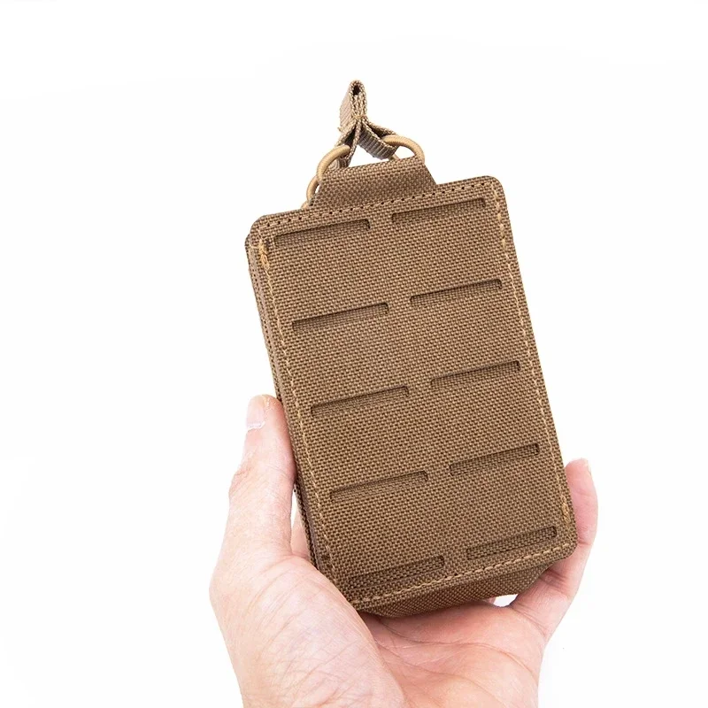 Bolsa táctica Molle con tapa abierta, bolsa con tapa abierta para pistola individual, bolsa Mag M4 para linterna de caza, bolsa para antorcha - imagen 3