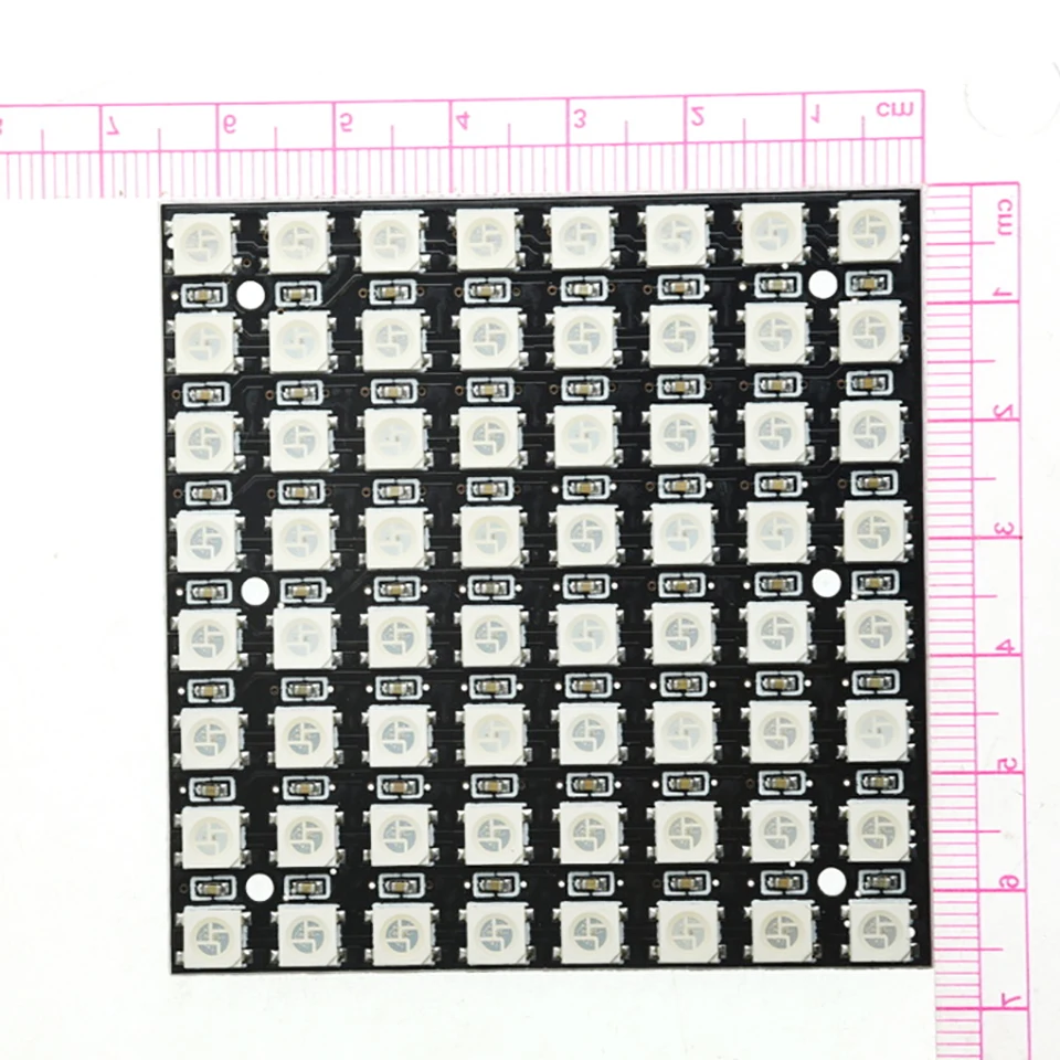 WS2812 LED 5050 RGB 8x8 Módulo de matriz LED de 64 bits - imagen 4