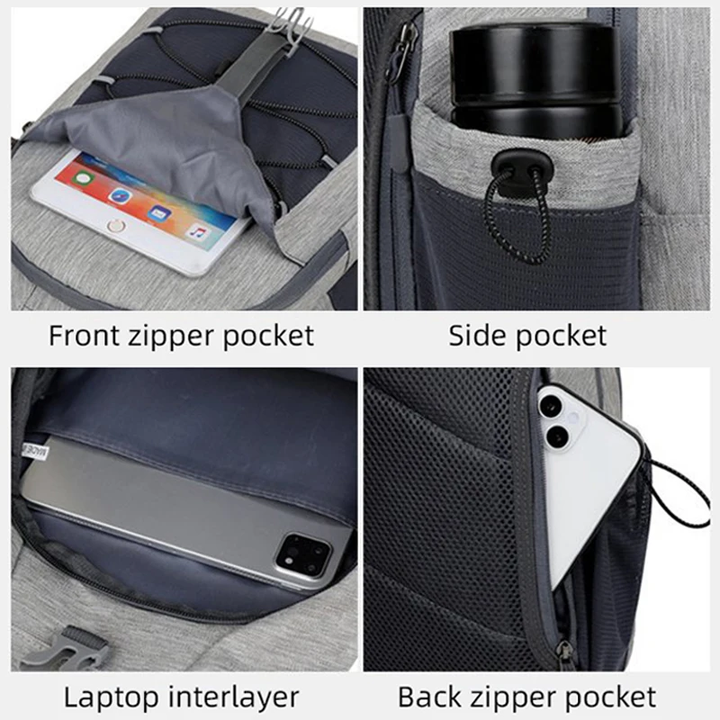 Mochila de tenis de mesa para hombres y mujeres, bolso de hombro tipo bandolera para entrenamiento deportivo al aire libre, bolso de pecho grande para acampar, viajar, senderismo y ciclismo - imagen 5