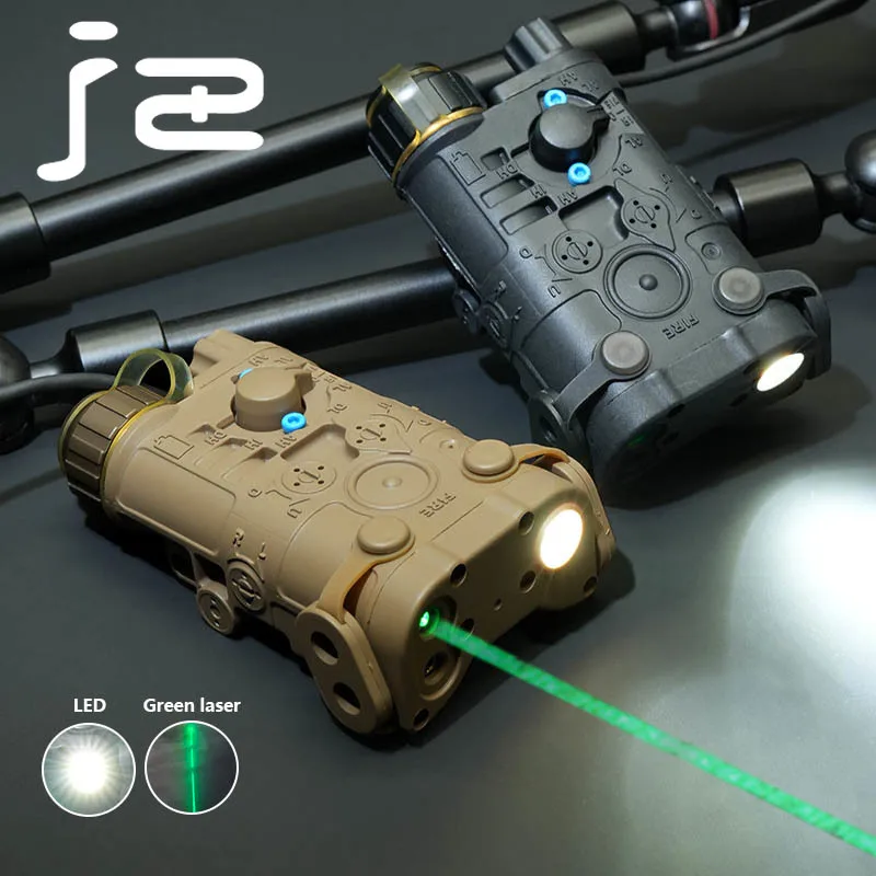 Mira puntual láser roja/verde de nailon L3-NGAL táctico + puntero IR + iluminación LED, luz para armas de caza para riel de 20mm - imagen 5