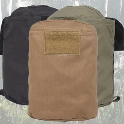 Bolsa táctica plegable cinturón MOLLE compacta para caza y airsoft