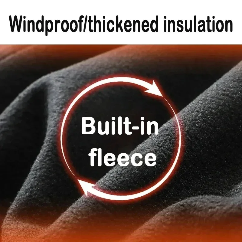 Pantalones Cargo tácticos Softshell para hombre al aire libre, pantalones de trabajo para acampar, senderismo, bolsillo militar, escalada, senderismo, caza, pantalones de lana - imagen 5