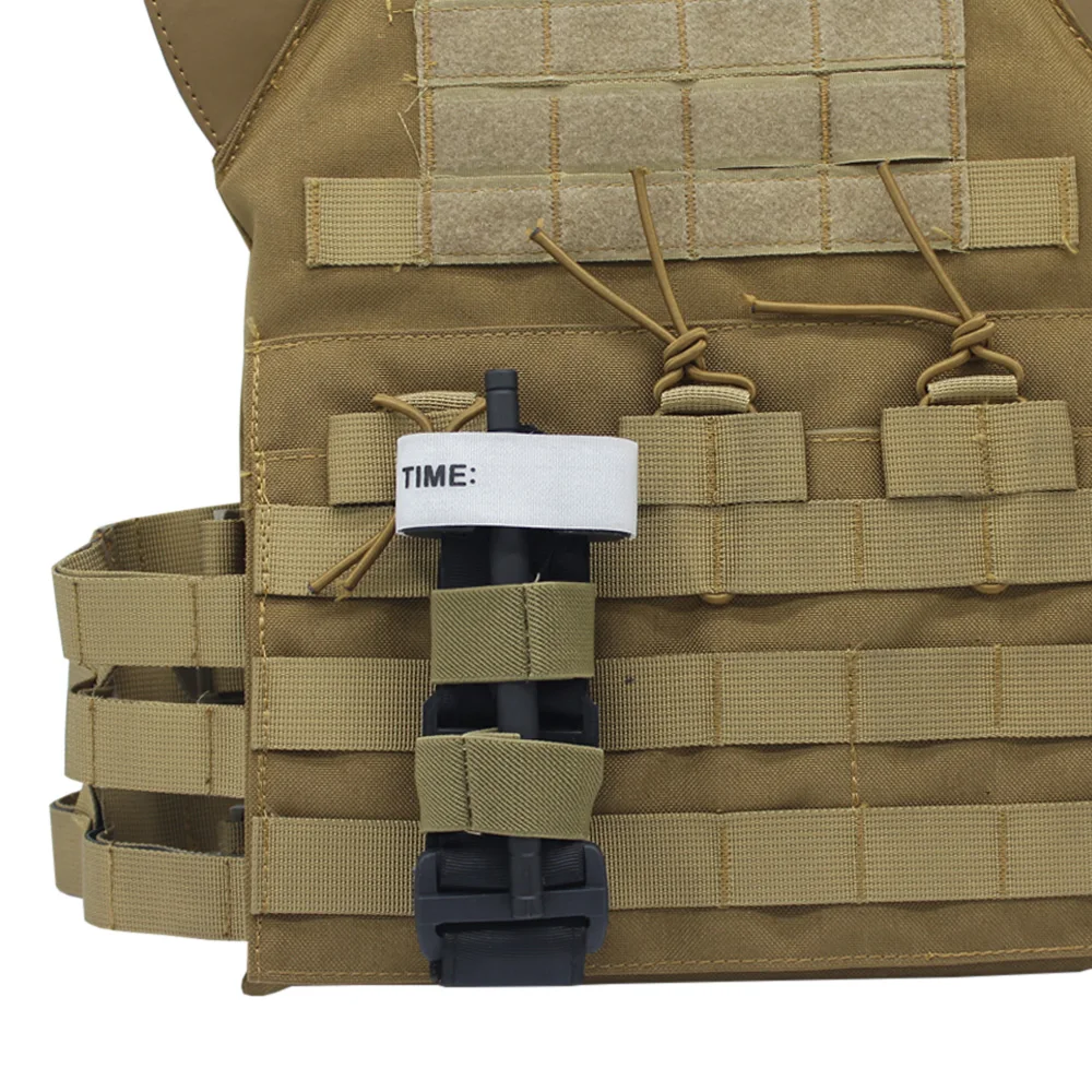 Porta torniquete táctico, Kit de primeros auxilios, bolsa médica, Kit de supervivencia para chaleco táctico, sistema Molle - imagen 4
