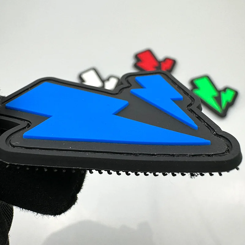 Parche táctico PVC rayo con gancho para mochila y peto - imagen 2