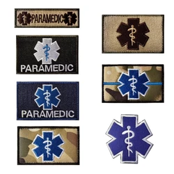 Parche paramédico Life Star Rescue – Brazalete táctico bordado