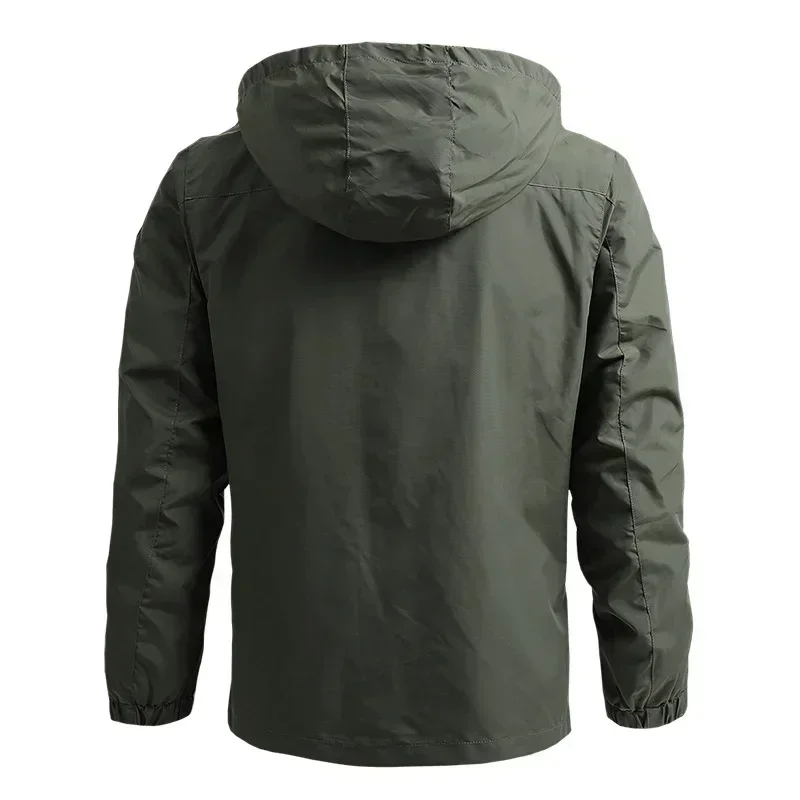 Cortavientos militar ripstop para hombre, chaqueta táctica de exterior - imagen 5