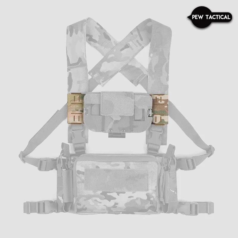 PEW-arnés tácticos para plataforma de pecho, accesorios de extensión, Panel frontal táctico, expansión de plataforma de pecho D3CRM, accesorios para chaleco Airsoft - imagen 4