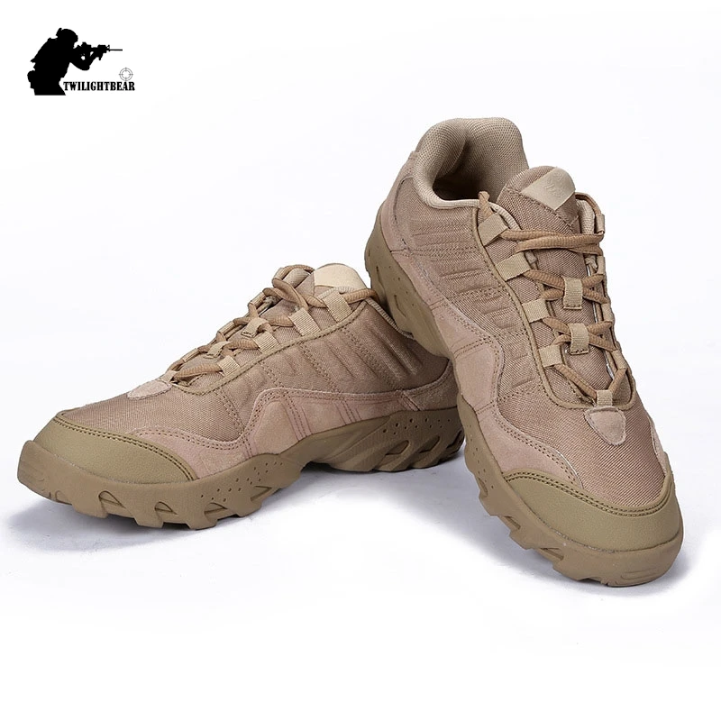 Botas tácticas para hombre al aire libre tamaño más grande Airsoft calzado de escalada ligero resistente al desgaste hombres Camping senderismo zapatillas 39-45 A5FC203