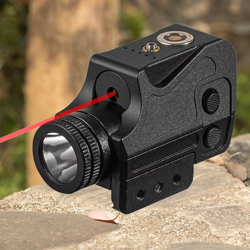 Nuevo L109G luz táctica para pistola linterna láser Combo combate 500 lúmenes luz de Flash pistola con láser para pistola 2025 - imagen 2